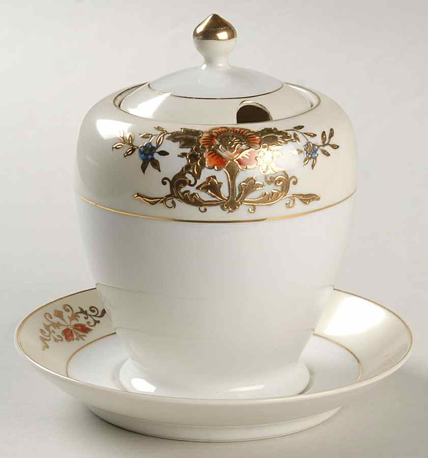 42200 Jam/Jelly & Lid W/Underplate by Noritake-1