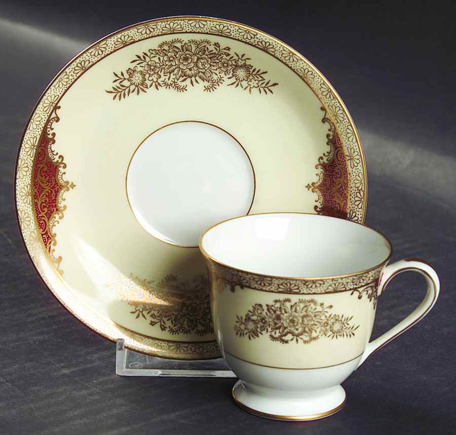 4986 Footed Demitasse Cup & Saucer Set by Noritake-1