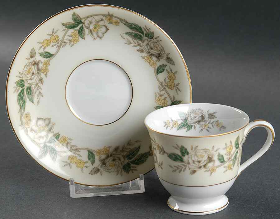 5020 Footed Demitasse Cup & Saucer Set by Noritake-1