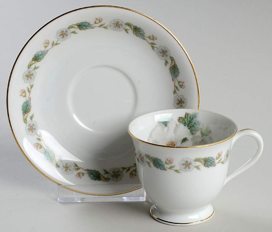 5029 Footed Demitasse Cup & Saucer Set by Noritake-1