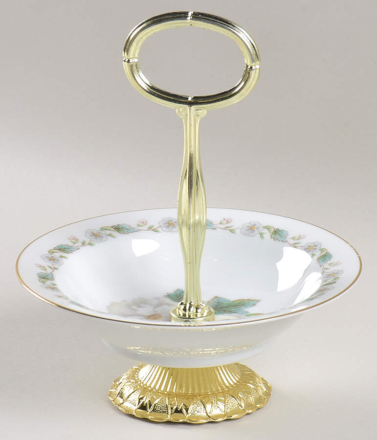 5029 6"-7" Handled Footed Nut Dish HC by Noritake-1
