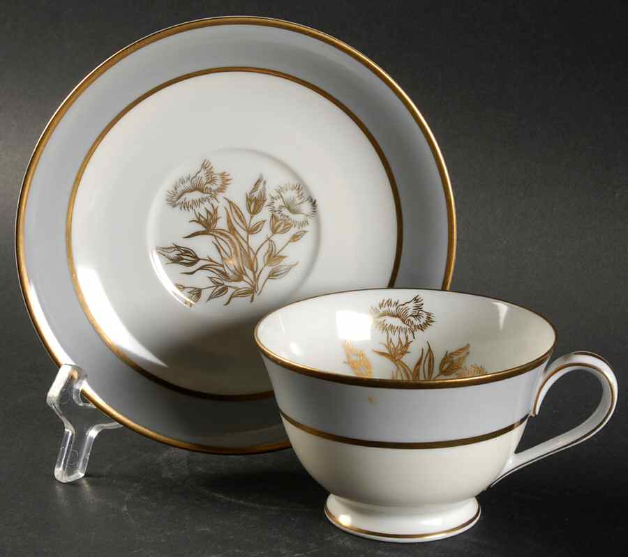 5180 Footed Cup & Saucer Set by Noritake-1