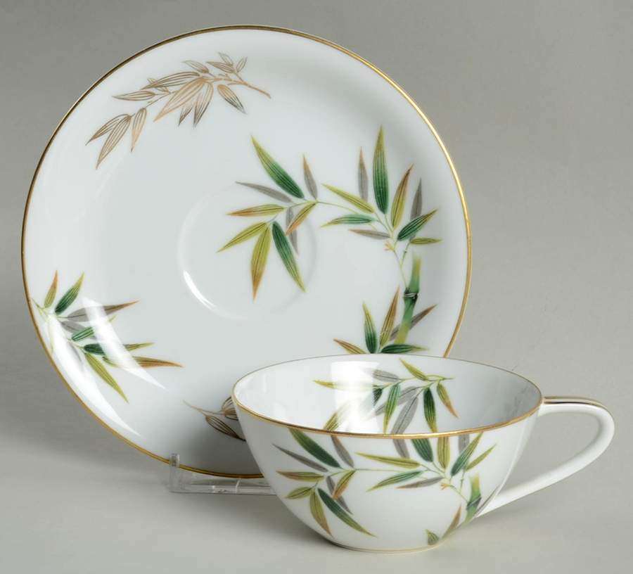 5240 Flat Cup & Saucer Set by Noritake-1