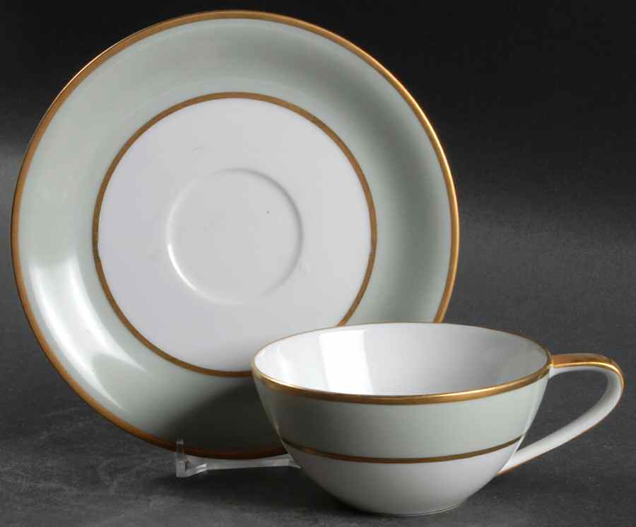 5248 Flat Cup & Saucer Set by Noritake-1