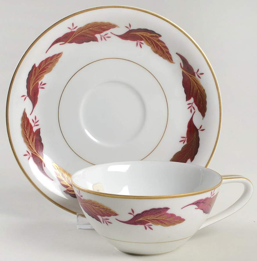 5295 Flat Cup & Saucer Set by Noritake-1