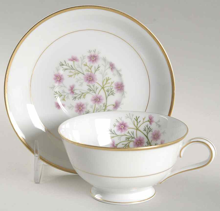 5297 Footed Cup & Saucer Set by Noritake-1