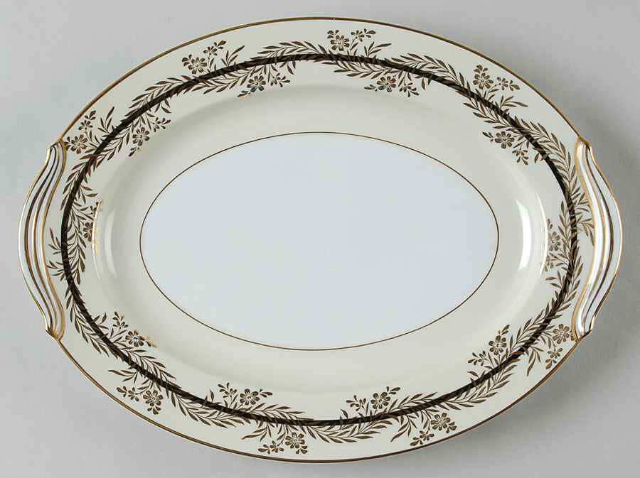 5299 (Rim) 11" Oval Serving Platter by Noritake-1