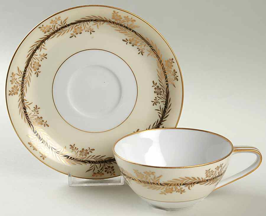 5299 (Coupe) Flat Cup & Saucer Set by Noritake-1