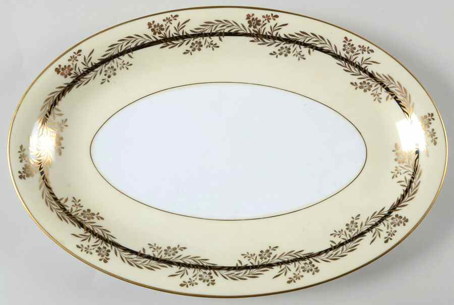 5299 (Coupe) 12" Oval Serving Platter by Noritake-1