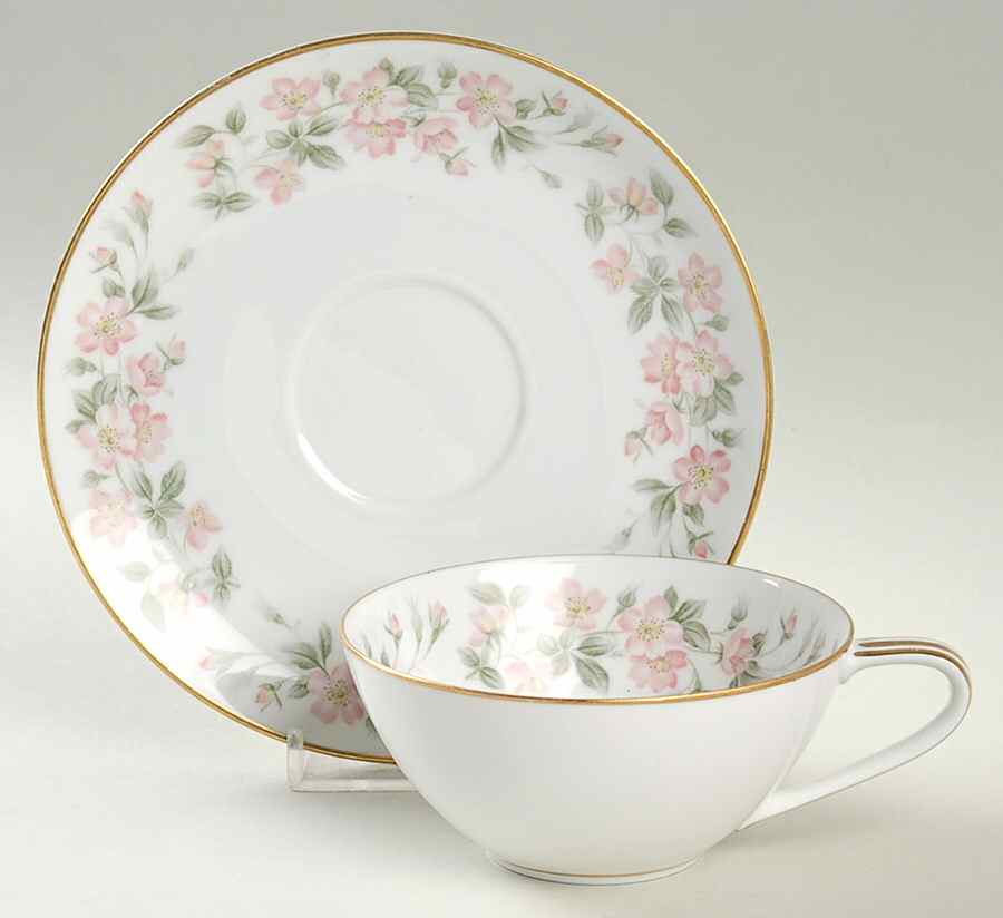 5415 Flat Cup & Saucer Set by Noritake-1