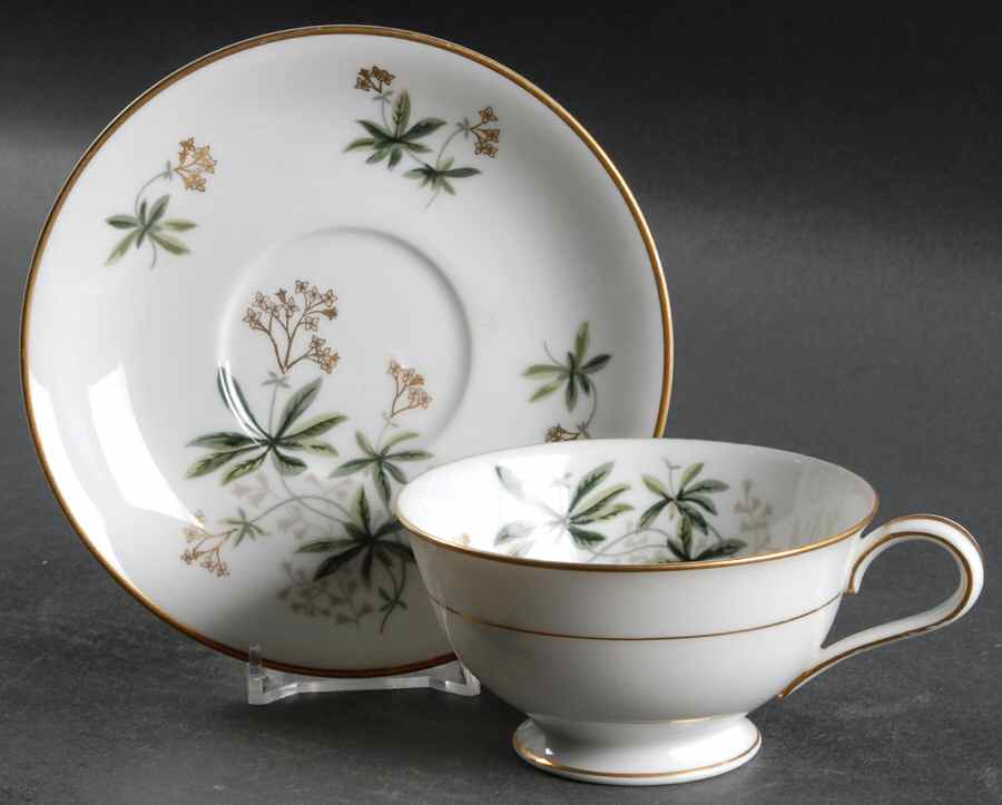 5471 Footed Cup & Saucer Set by Noritake-1