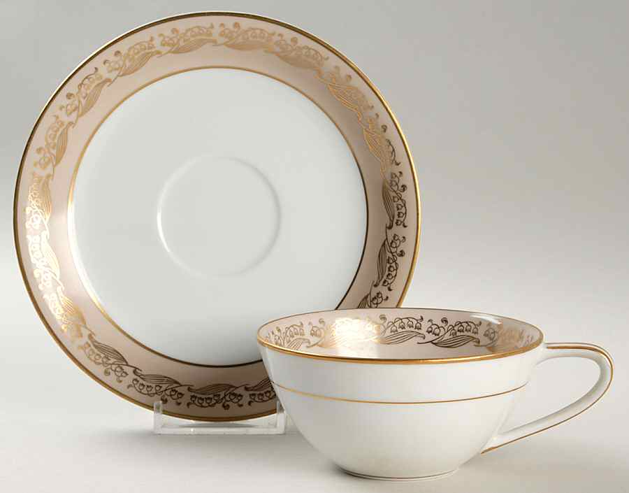 5488 Flat Cup & Saucer Set by Noritake-1