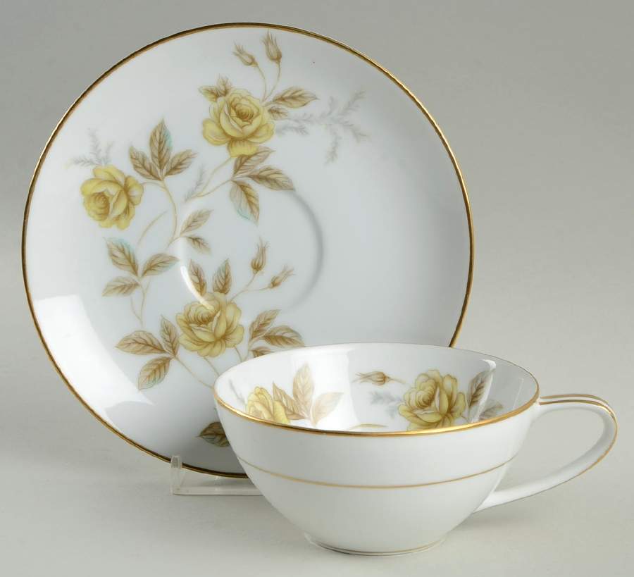 5511 Flat Cup & Saucer Set by Noritake-1