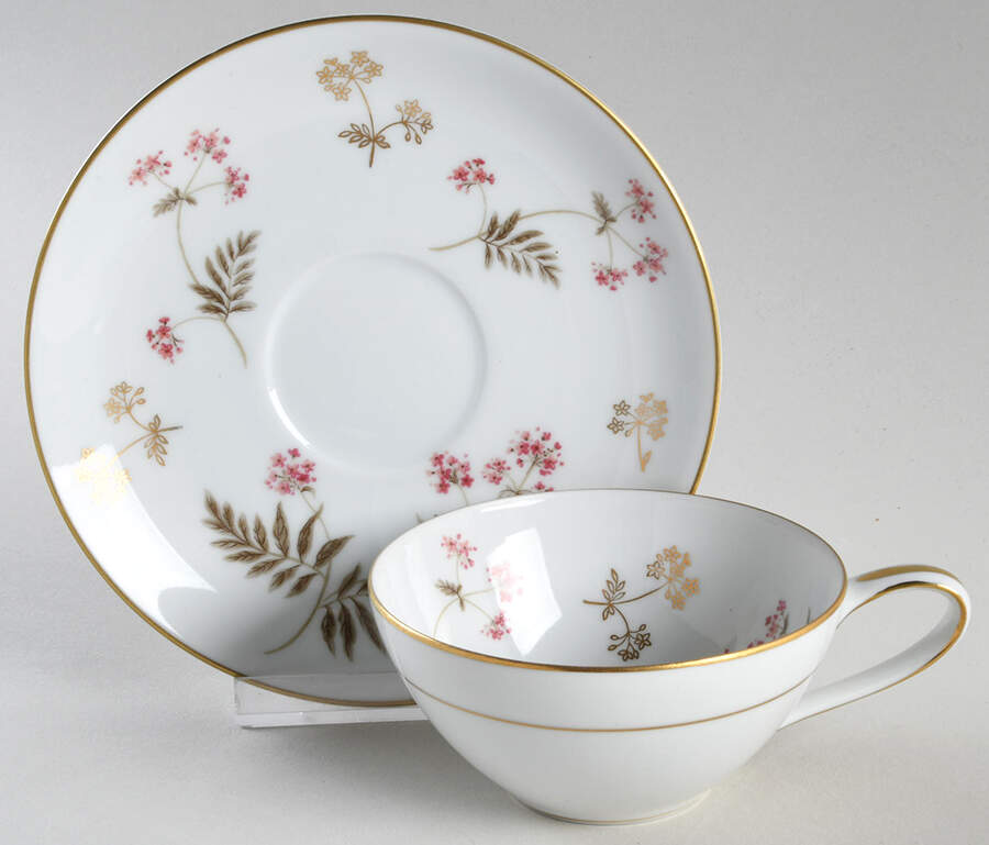 5515 Flat Cup & Saucer Set by Noritake-1