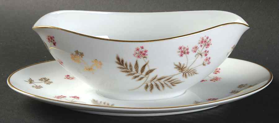 5515 Gravy Boat with Attached Underplate by Noritake-1