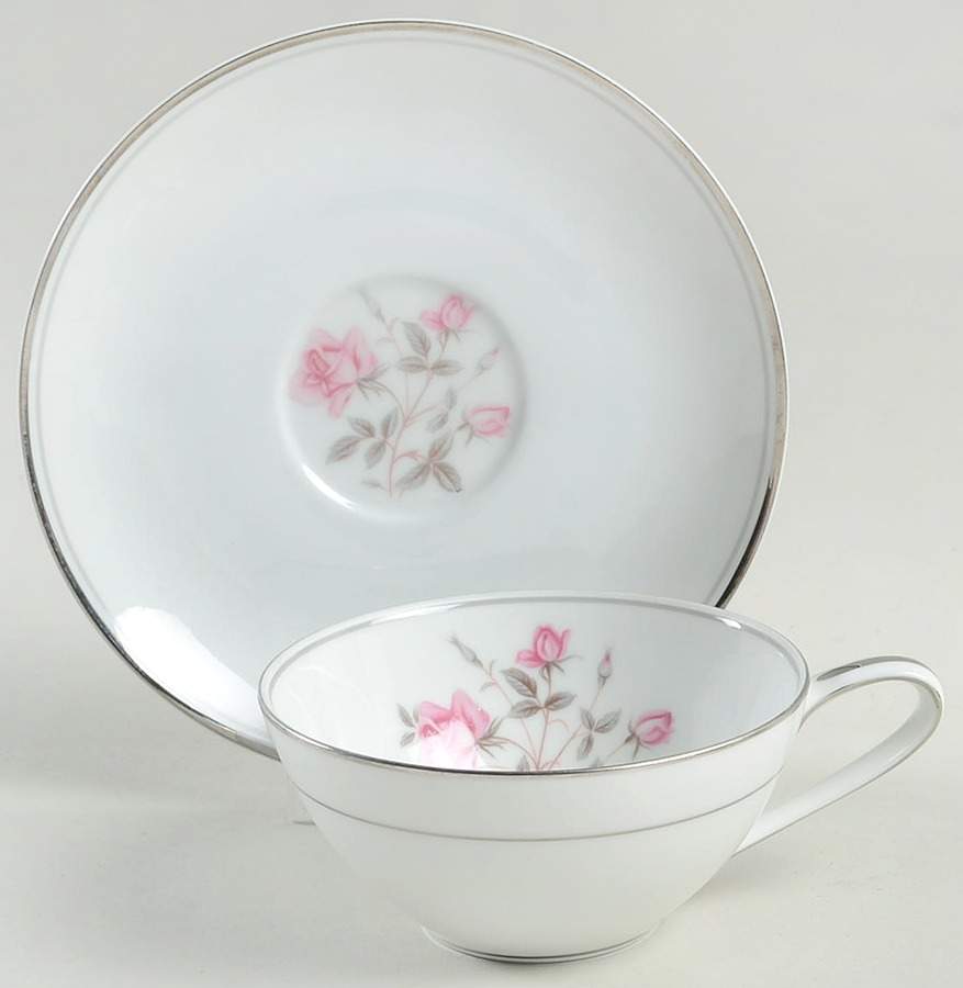 5516 Flat Cup & Saucer Set by Noritake-1