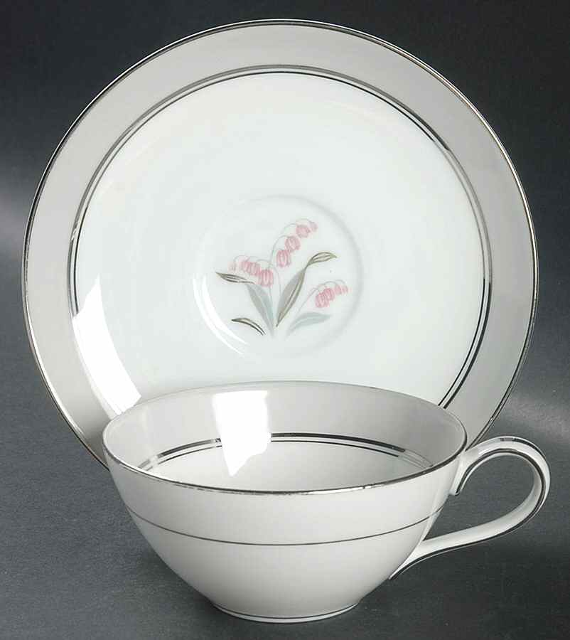 5518 Flat Cup & Saucer Set by Noritake-1