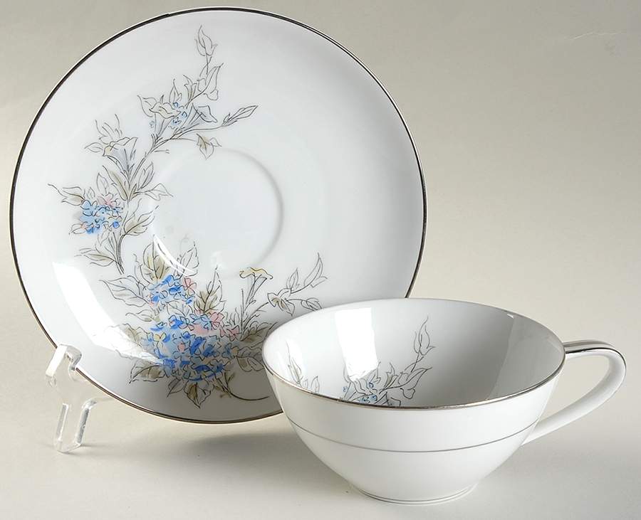 5520 Flat Cup & Saucer Set by Noritake-1