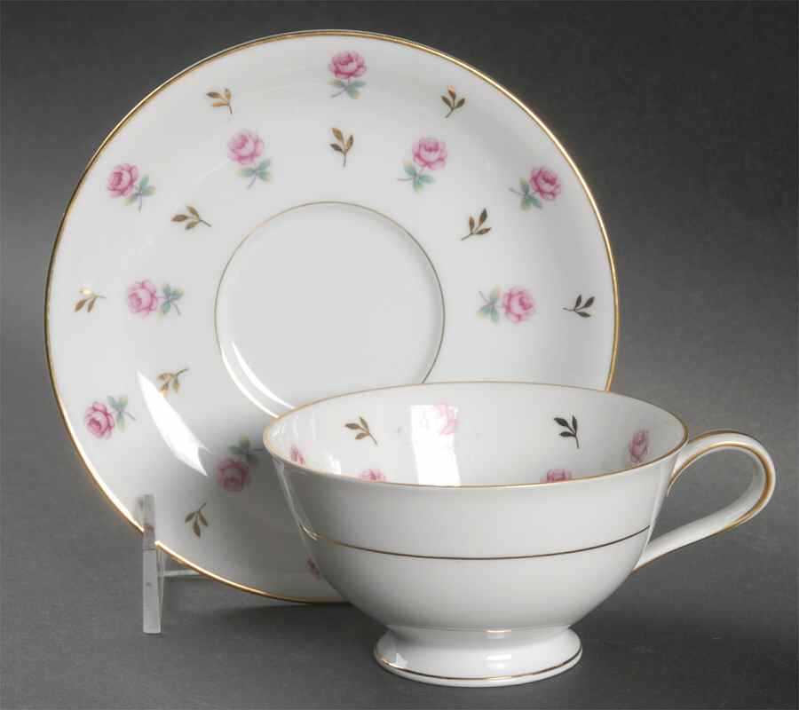 5530 Footed Cup & Saucer Set by Noritake-1