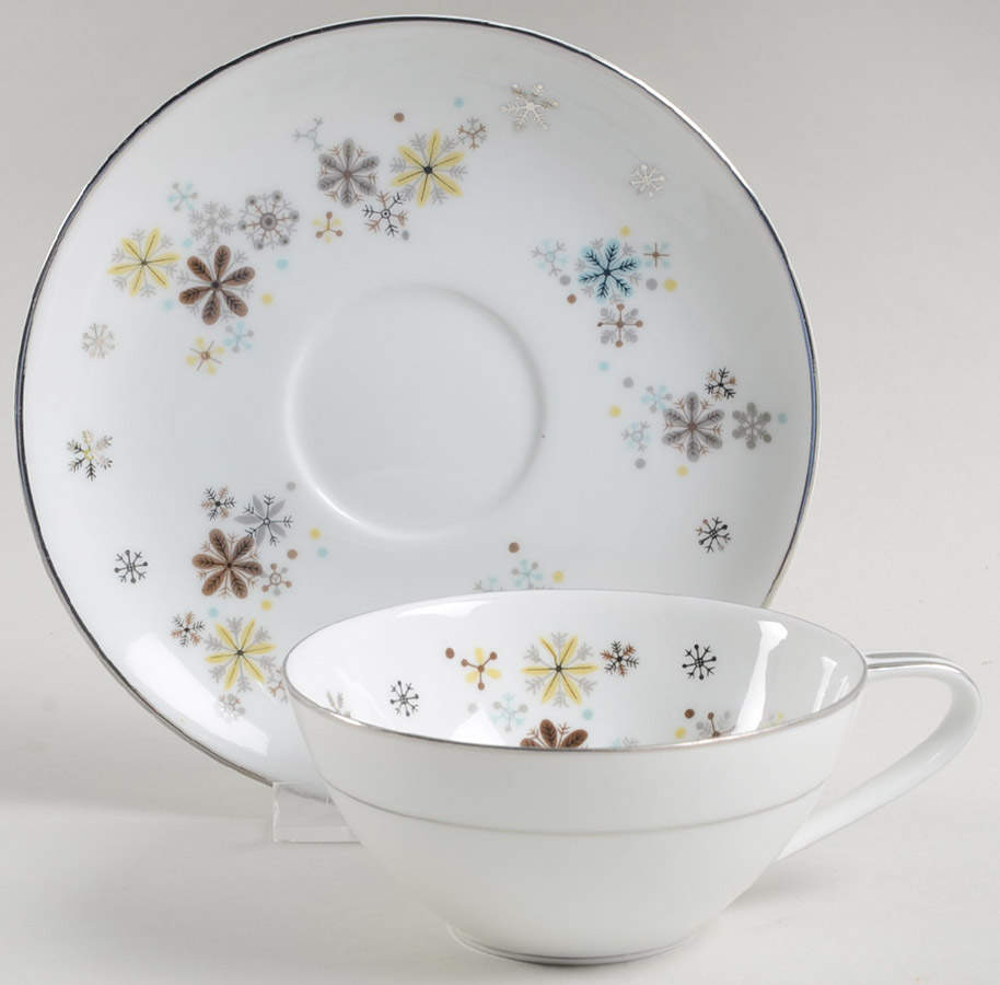 5548 Flat Cup & Saucer Set by Noritake-1