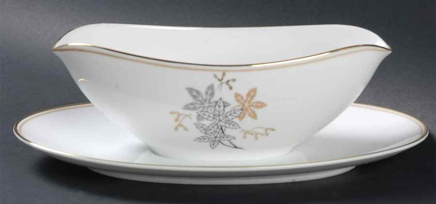 5550 Gravy Boat with Attached Underplate by Noritake-1
