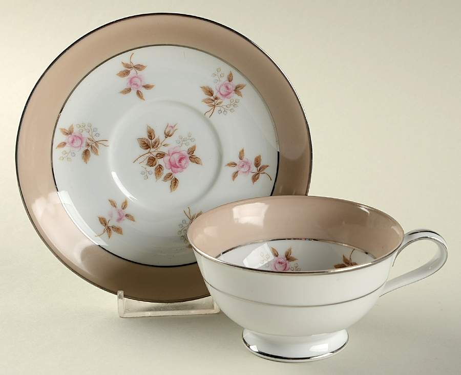 5560 Footed Cup & Saucer Set by Noritake-1
