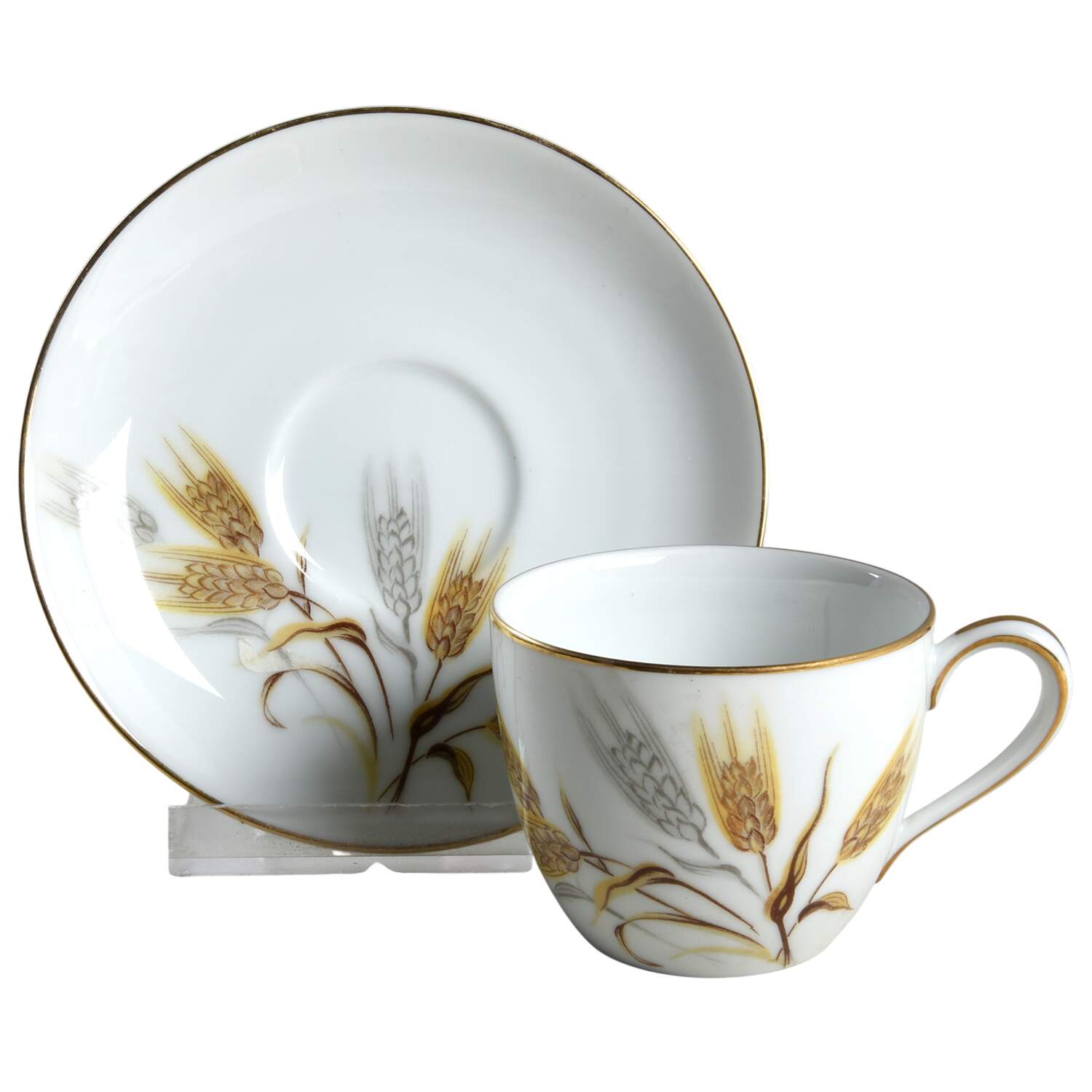 5566 Flat Demitasse Cup & Saucer Set by Noritake-1