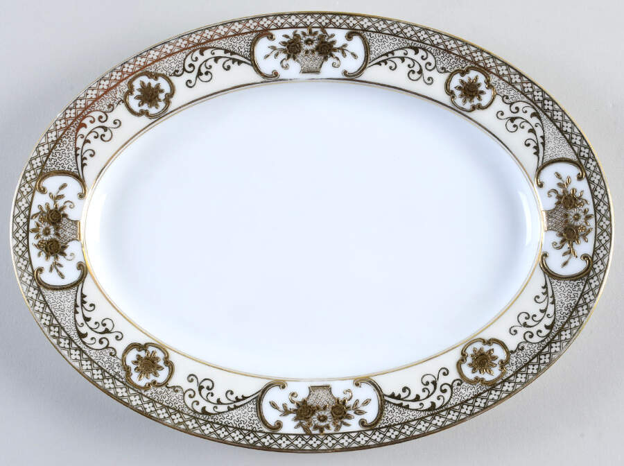 5567 11" Oval Serving Platter by Noritake-1