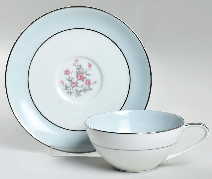 5571 Flat Cup & Saucer Set by Noritake-1