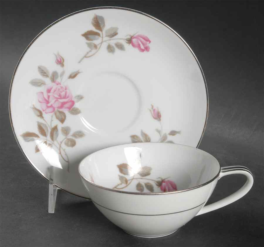 5573 Flat Cup & Saucer Set by Noritake-1