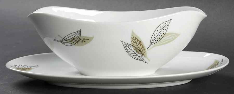 5578 Gravy Boat with Attached Underplate by Noritake-1