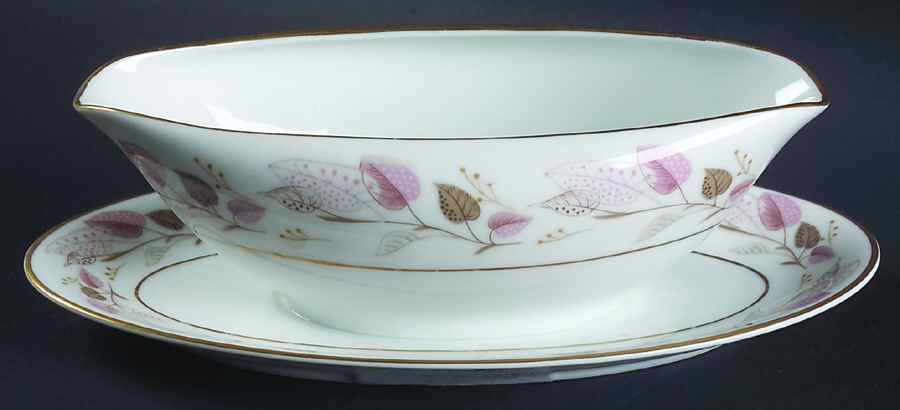 5692 Gravy Boat with Attached Underplate by Noritake-1