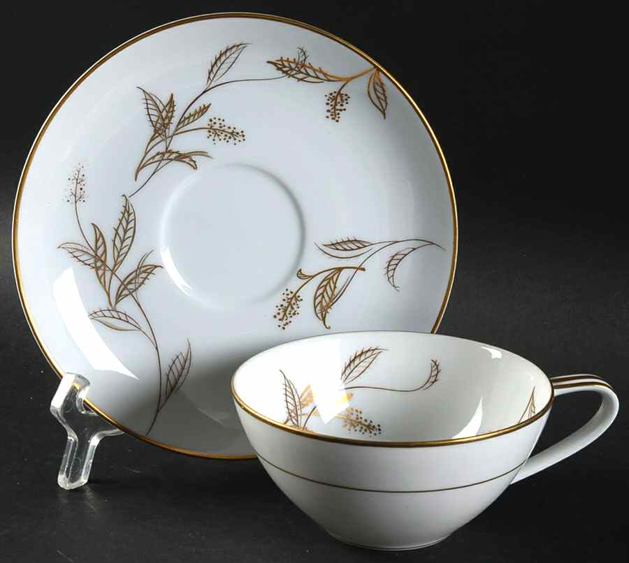 5693 Flat Cup & Saucer Set by Noritake-1