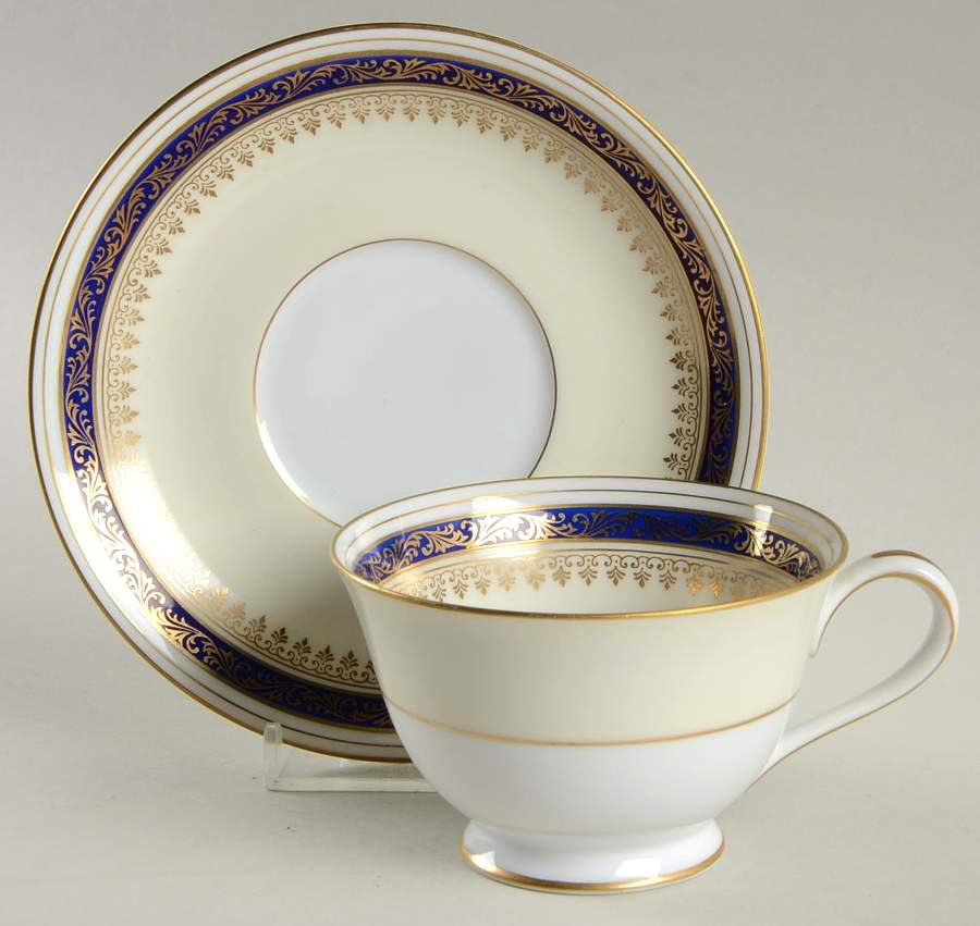 6449 Footed Cup & Saucer Set by Noritake-1