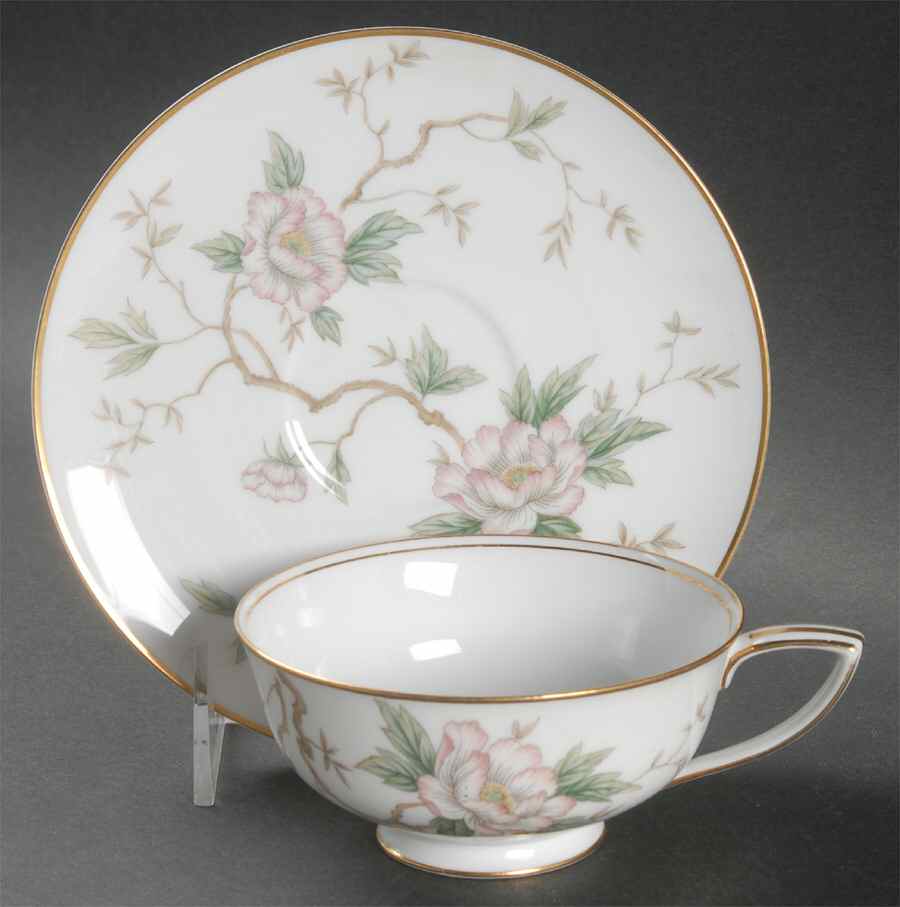 6935 Footed Cup & Saucer Set by Noritake-1