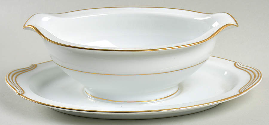 7050 Gravy Boat with Attached Underplate by Noritake-1