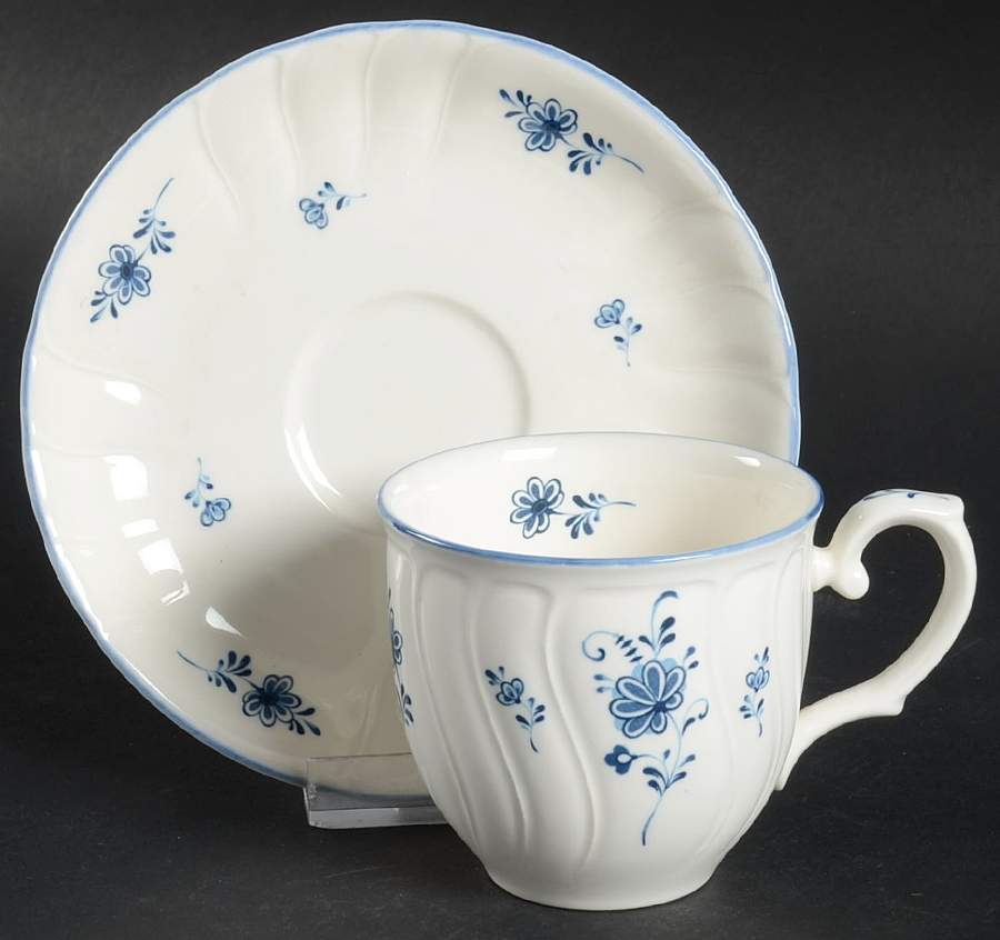 8709 Flat Demitasse Cup & Saucer Set by Noritake-1