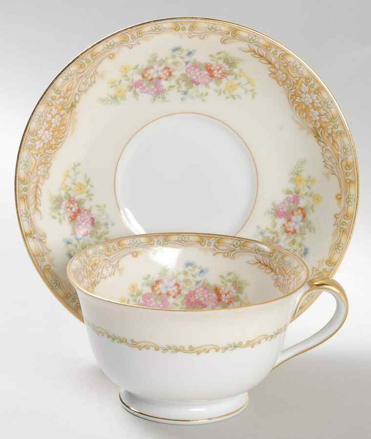 98846 Footed Cup & Saucer Set by Noritake-1