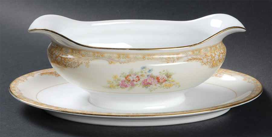 98846 Gravy Boat with Attached Underplate by Noritake-1