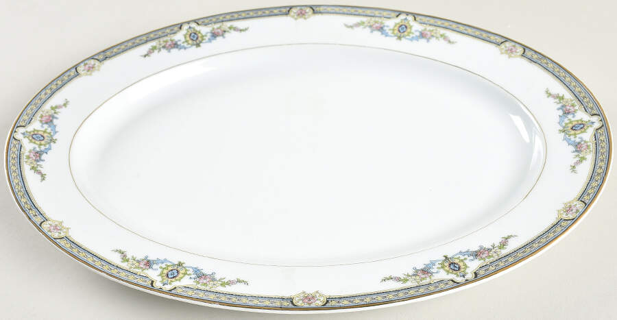Aberdeen (Older) 13" Oval Serving Platter by Noritake-1