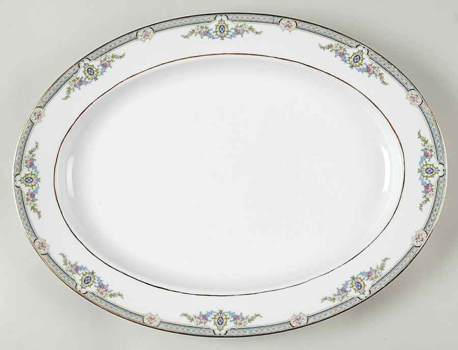 Aberdeen (Older) 16" Oval Serving Platter by Noritake-1