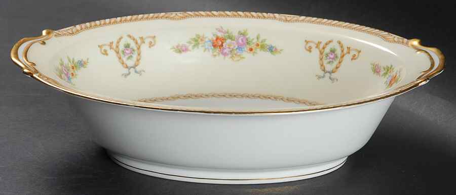 Abelia 10" Oval Vegetable Bowl by Noritake-1
