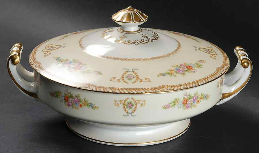Abelia Round Covered Vegetable by Noritake-1