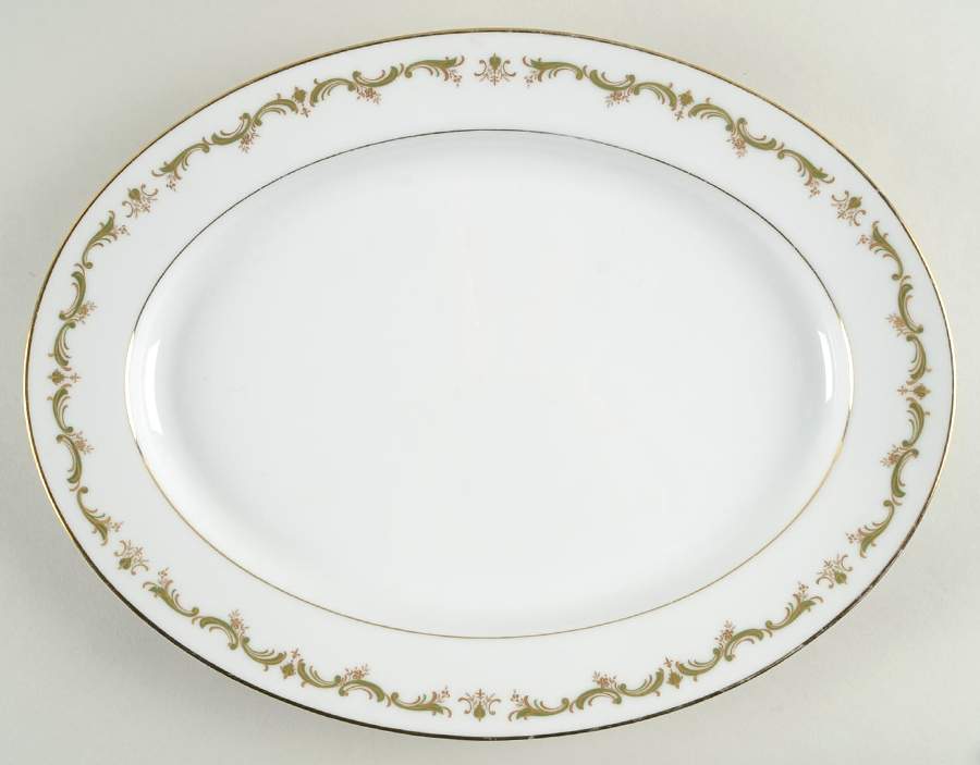 Aberdeen (Newer) 13" Oval Serving Platter by Noritake-1