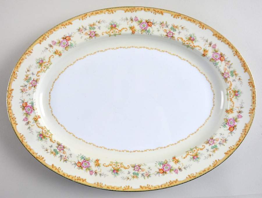Aberdale 16" Oval Serving Platter by Noritake-1