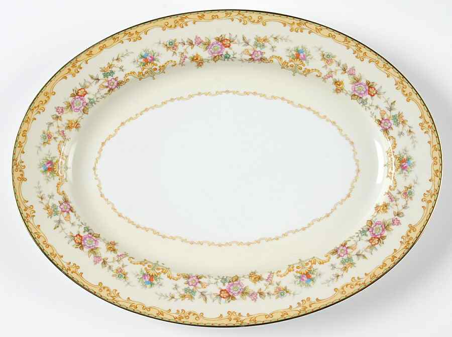 Aberdale 11" Oval Serving Platter by Noritake-1