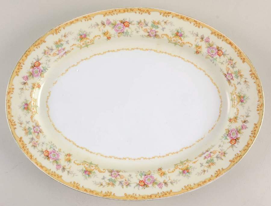 Aberdale 13" Oval Serving Platter by Noritake-1