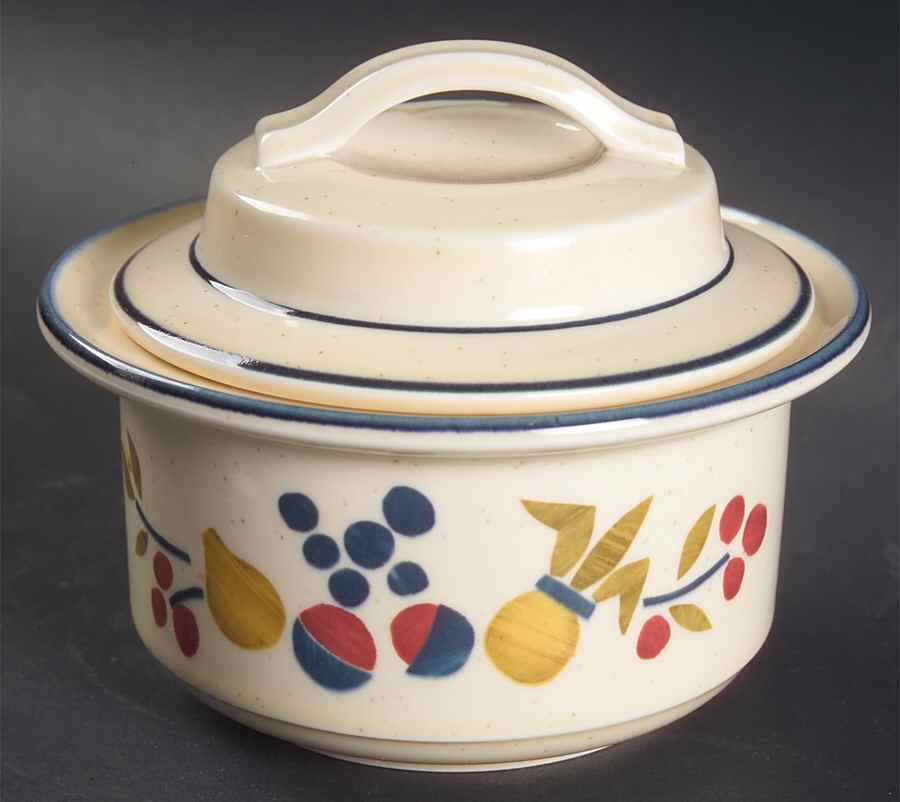 Abundance Sugar Bowl & Lid by Noritake-1