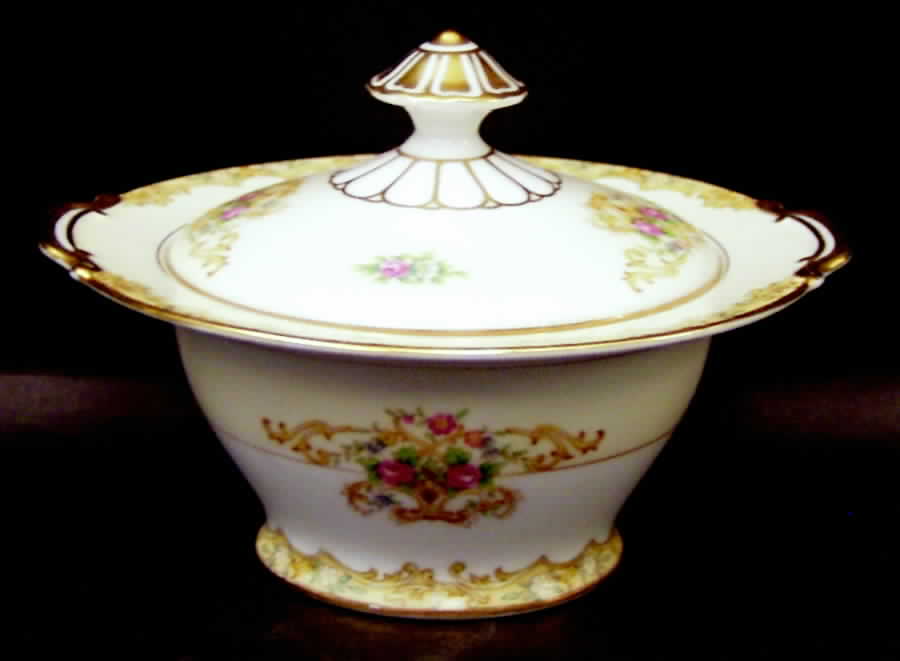 Acacia Sugar Bowl & Lid by Noritake-1