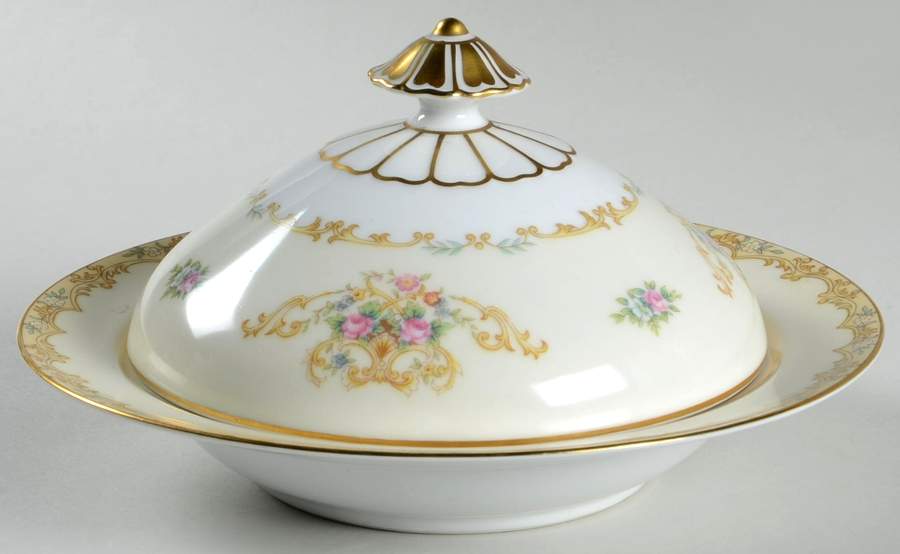 Acacia Round Covered Butter by Noritake-1